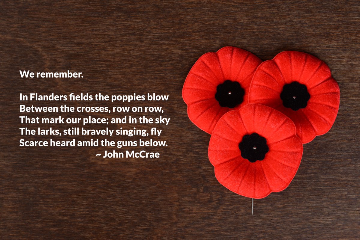 HWCDSB's tweet photo. On Remembrance Day, we not only honour the memory of those who sacrificed their lives for our freedom, we hold them in our hearts. And we keep them in our prayers. https://t.co/LCLjQpmcYT