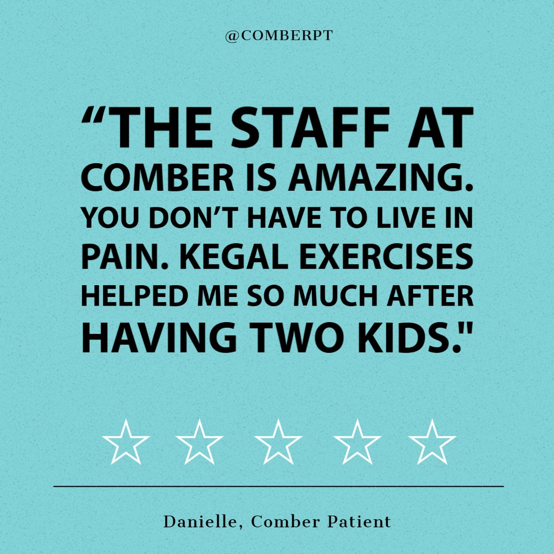 ComberPT's tweet image. Pelvic health physical therapy can help you with incontinence, pain, and dysfunction. Don't suffer in silence, find out how pelvic health therapy can help you at ComberPT.com.
#PelvicPainRelief #ComberPT