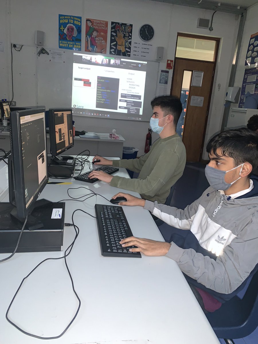 ChristineMCarew's tweet photo. 3 Superb workshops in web dev. complete, run by Lero researchers @bds_unilimerick Our 5th Yr CS & 3rd Yr coding students looked at HTML, CSS & created a mini website #eagerStudents #loveLearning #ScienceWeek2021 #computerScienceForAll @ThomondCommColl @LeroCentre @LCETBSchools https://t.co/sa7P9dNDUs