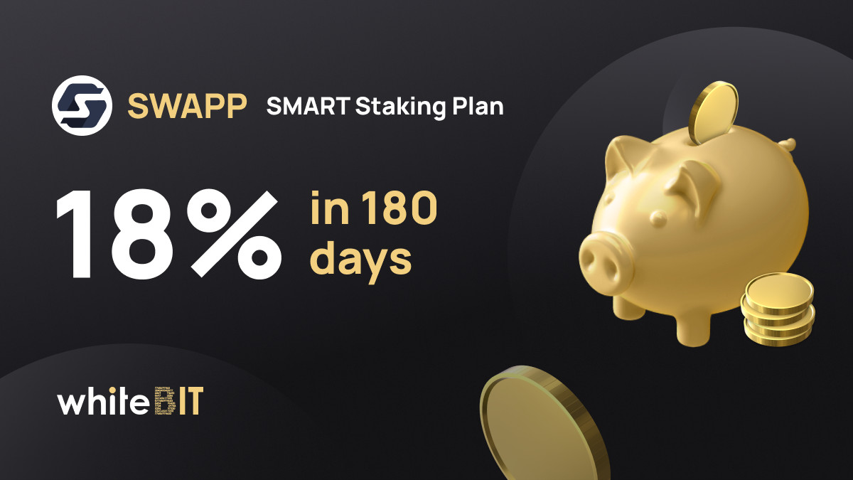 💼 Grow your profits in $SWAPP 💼

Enjoy the benefits of passive income with our <a href="/SwappFi/">Swapp Protocol ®</a> SMART Staking! HODL the asset from 30 to 180 days and earn up to 18%.

Pick a plan &amp; streamline profit generation:
whitebit.com/smart-staking?…