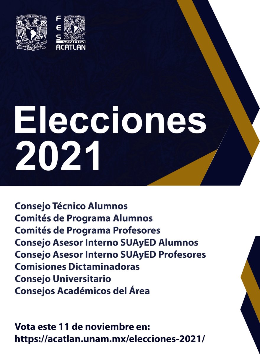 FES_ACATLAN's tweet photo. Hoy 11 de noviembre tú decides. Entra a: https://t.co/T3Cu7r0xB3 https://t.co/uYGlL6JGbM