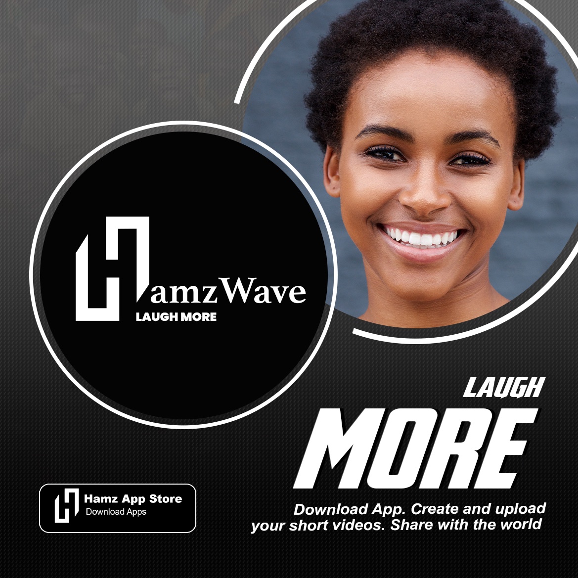 Hamzonline's tweet photo. Laugh more and worry less on #Hamzwave home of thousands of short funny videos! 

Download App | https://t.co/ttyK09lJPw https://t.co/Xn101s2fZf