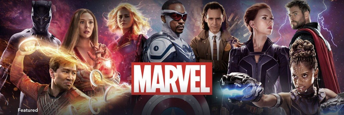 Here's the new banner for the Marvel section on Disney Plus featuring Shang-Chi, Black Panther, Scarlet Witch, Captain Marvel, Captain America, Loki, Thor, Natasha Romanoff and Shuri. #DisneyPlus #DisneyPlusHotstarPH https://t.co/0TNPL8IZvj