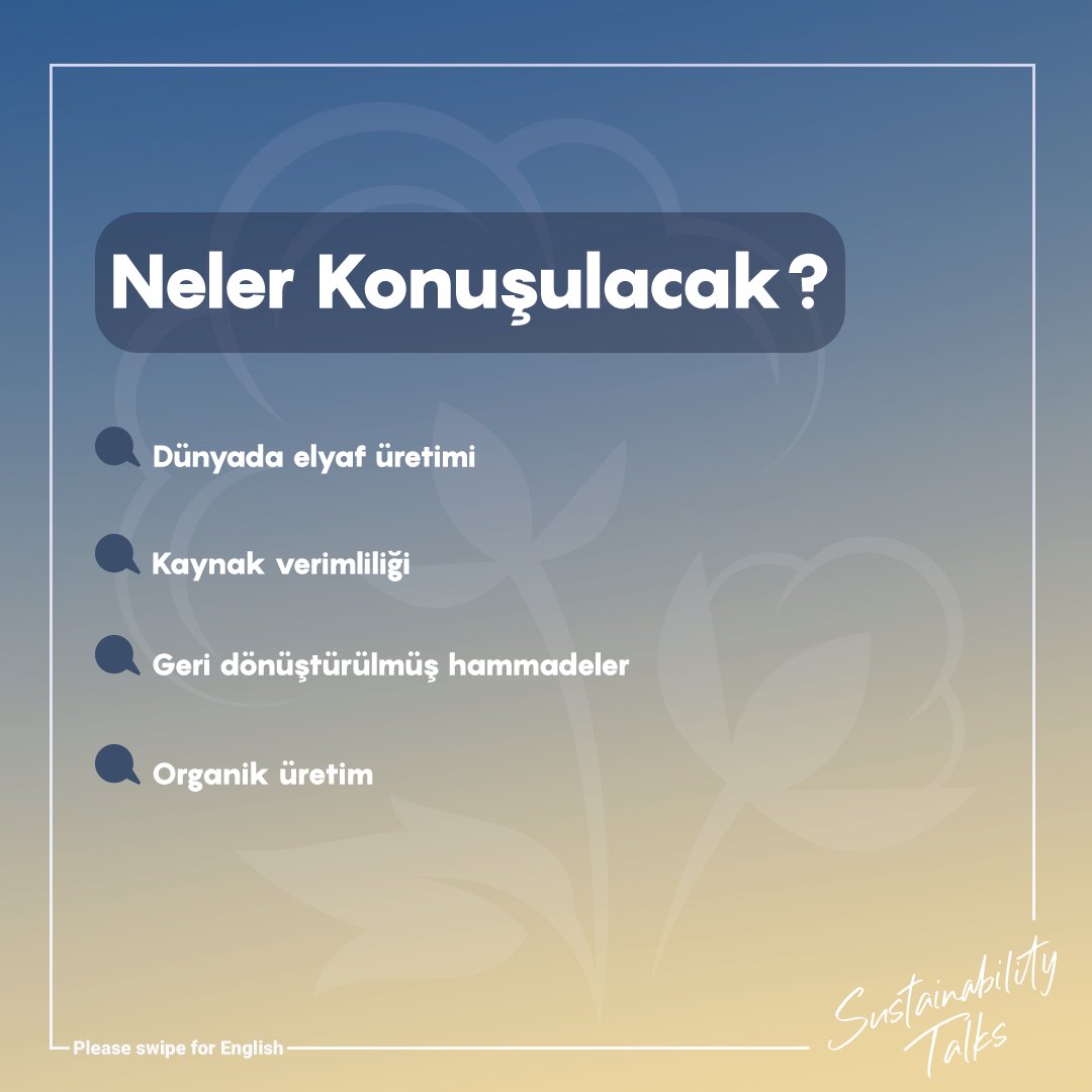 STItalks's tweet photo. Sustainability Talks İstanbul’un başlıklarından biri de Hammadde. Hammadde ihtiyacını en aza indirip üretim aşamasındaki çevresel etkileri göz önünde bulundurarak geri dönüştürülmüş kaynaklar ve organik üretim Sustainbility Talks İstanbul’da.

#Sustainability #RawMaterials https://t.co/auj7awaYvd