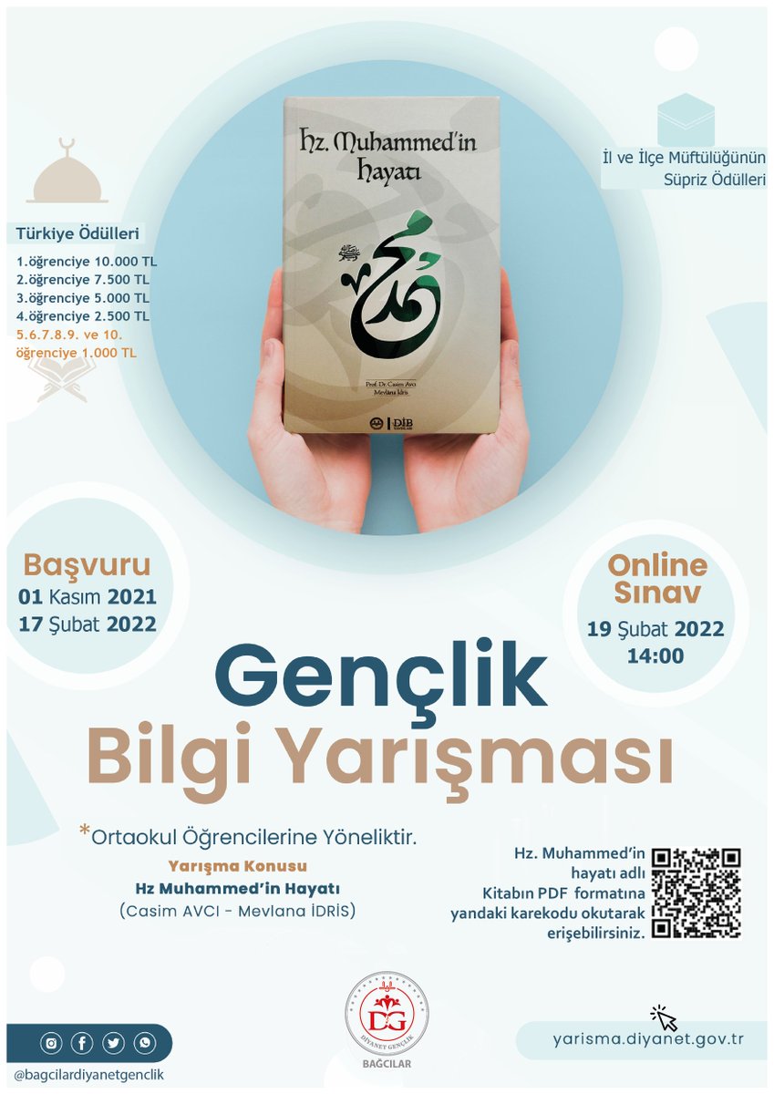 Gençlik Bilgi Yarışması

#diyanet #gençlik #yarışma
<a href="/DIBGenclik/">Diyanet Gençlik</a> <a href="/diyanetbasin/">T.C. Diyanet İşleri Başkanlığı</a>