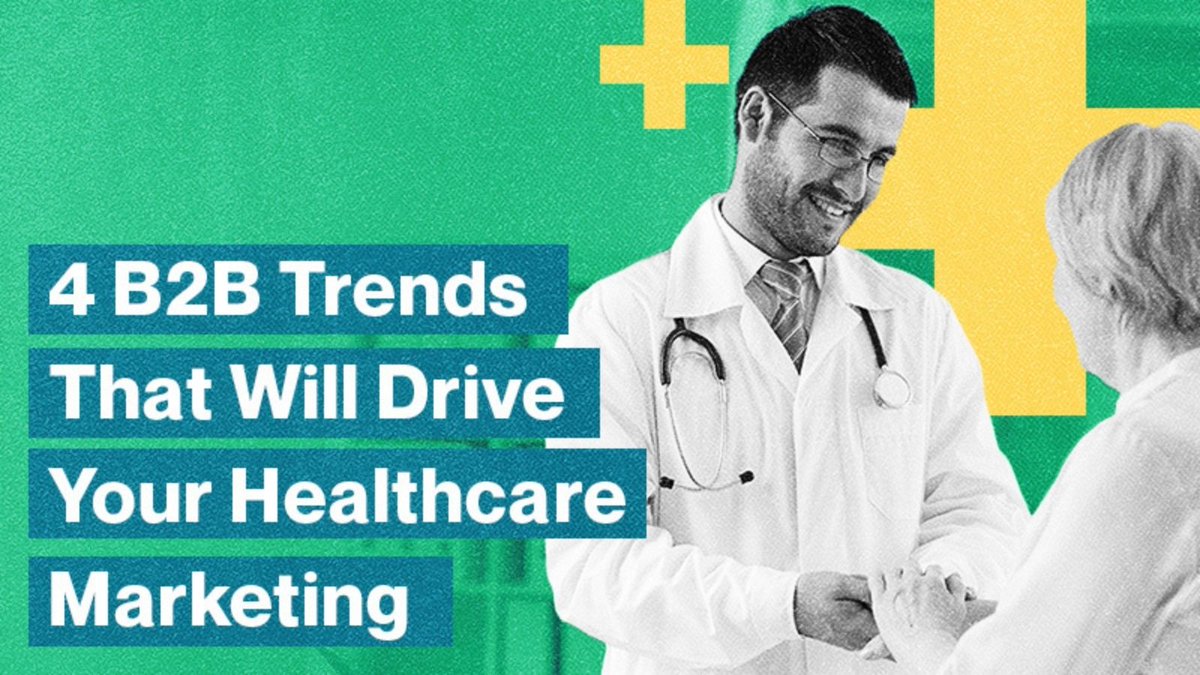 Mailprospects's tweet photo. 4 B2B trends that will successfully promote your healthcare marketing #emailmarketing #healthcareemaillist
https://t.co/92b0Nau7mC https://t.co/u8qxT8od8A
