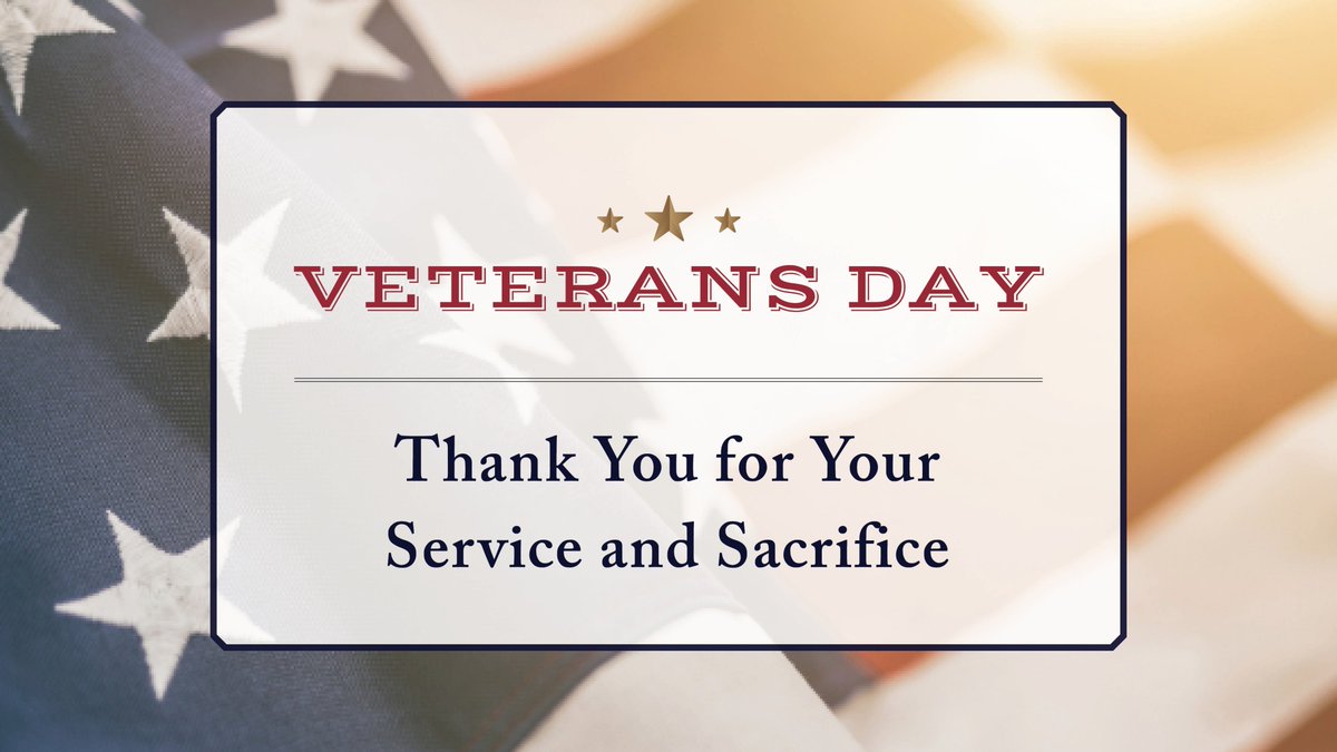 icatsystems's tweet photo. Thank you to all of the veterans who have served our great country. We are forever grateful!   #VeteransDay https://t.co/UNsXm92vl9