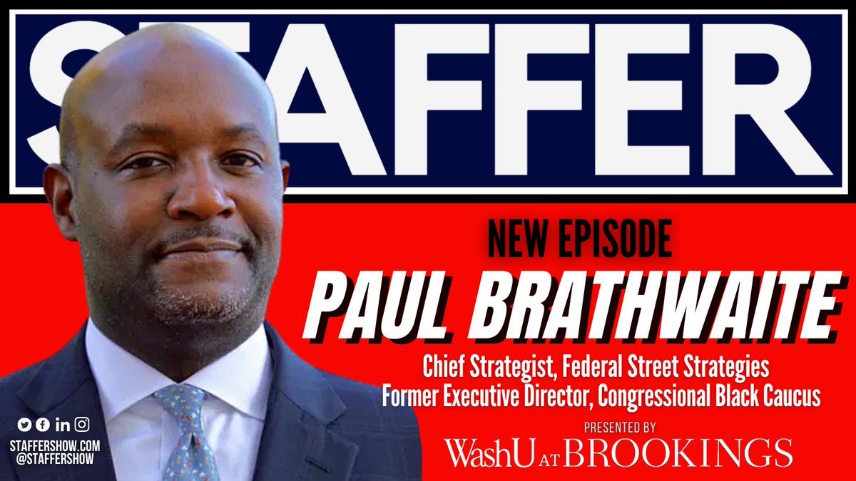 StafferShow's tweet photo. NEW EPISODE - @paulbrathwaite on @StafferShow with @JimPapa10, presented by @BrookingsExecEd:
🎧 https://t.co/d5DIVhwhlY
🎧 https://t.co/mG2GsxPvsC
🎧 https://t.co/b5C3zCNvdO
🎧 https://t.co/nVyqYjOPKt
🎧 https://t.co/gWbFlWVNHT
🎧 https://t.co/D4bDbNf00j https://t.co/JgAU2kf8Vb