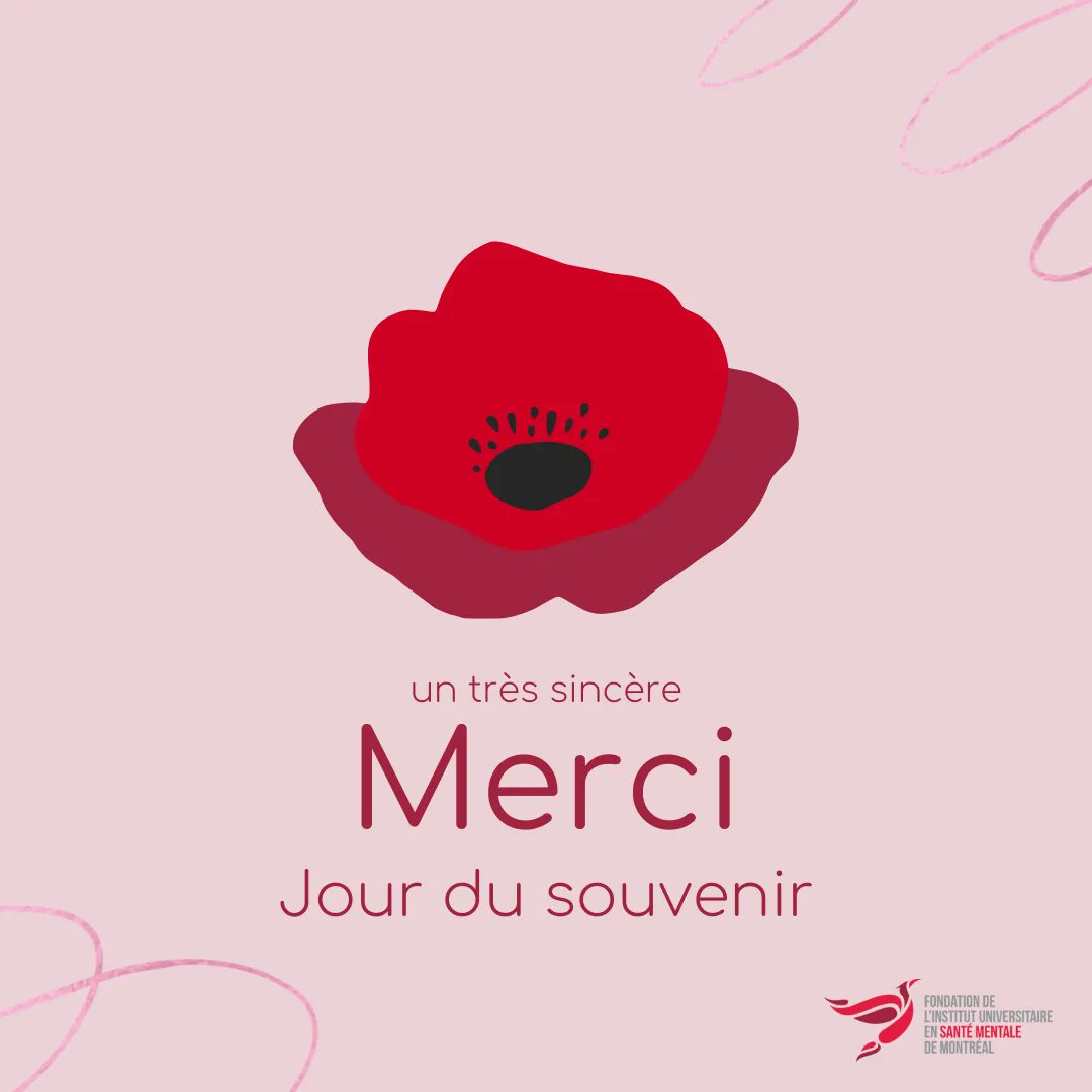 🌺 Jour du Souvenir 🌺

La Fondation aimerait prendre le temps de remercier les personnes qui ont servi, ainsi que celles qui continuent de servir quotidiennement.  ❤️