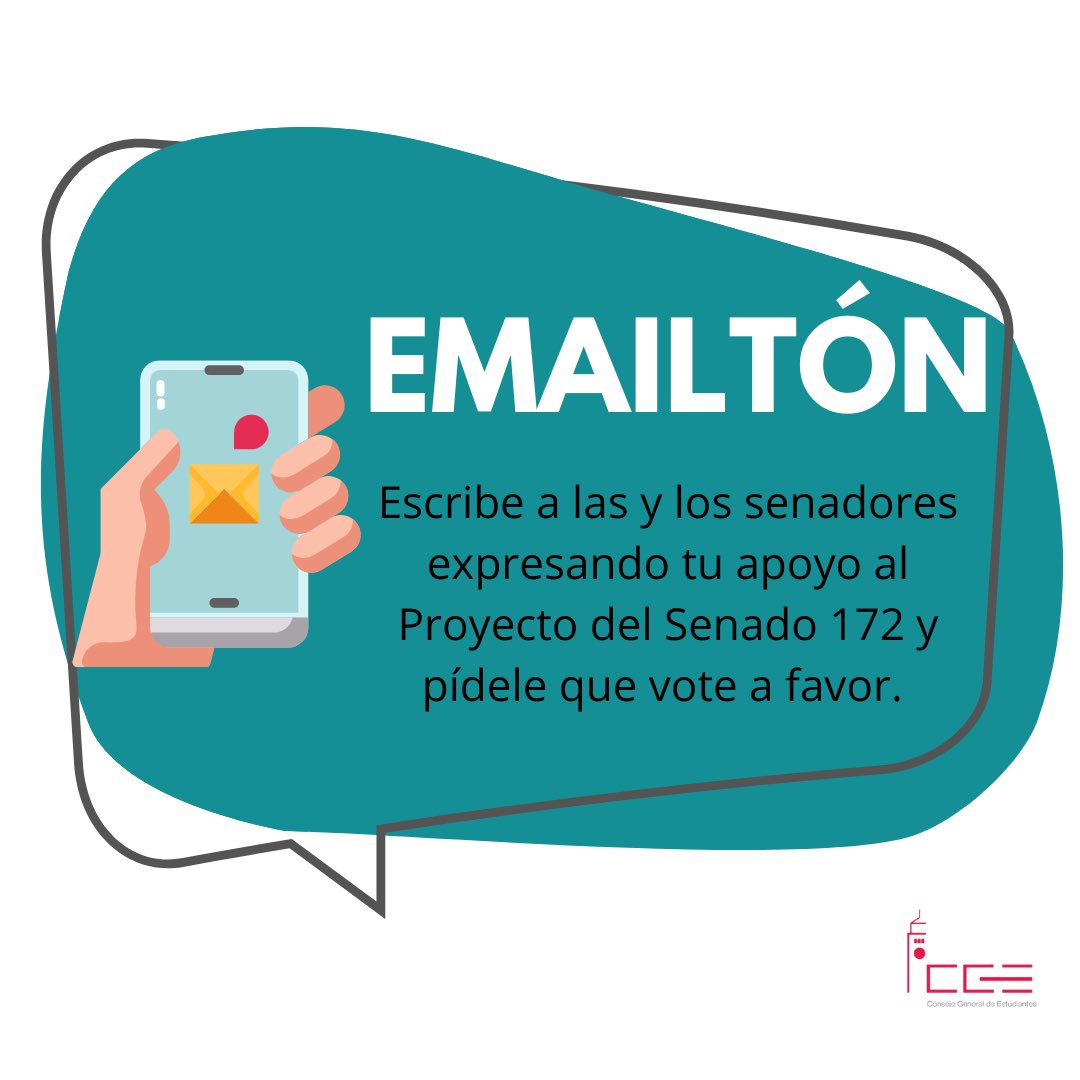 cgeuprrp's tweet photo. El P. del S. 172 establece una nueva Ley para la UPR. HOY bajará a votación en el Senado. Participemos del proceso mediante llamatón o emailtón a las y los senadores y pidámosles que voten A FAVOR de la medida.
Contactos: https://t.co/XjxqVw0YSz https://t.co/mudnHIFC2p