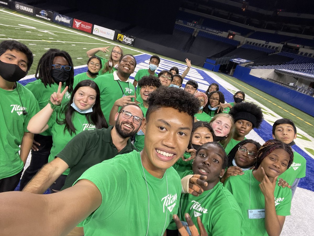 FranklinCorye's tweet photo. Let’s go, Titans!  Check out our band students at one of the @BANDSOFAMERICA events.  @arsenal_tech @DrNHenderson @ShateenaLove @IPSSchools 🥁🎸🎷 https://t.co/wiVvuSXx89