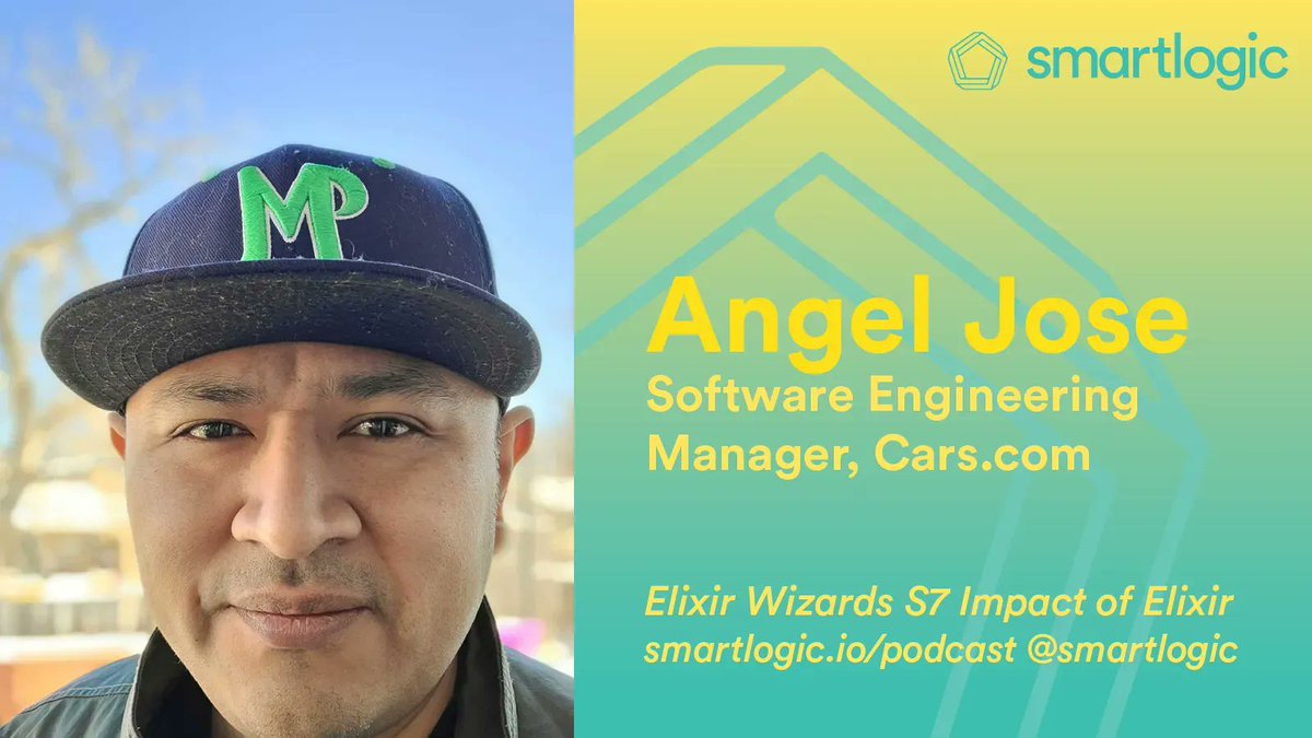 This week on Elixir Wizards: We're talking to <a href="/ajose01/">Angel Jose</a>, a Software Engineering Manager at one of the oldest dot-coms, <a href="/carsdotcom/">Cars.com</a> and how he became involved in the migration of their entire platform to Elixir. Not to be missed! 
smr.tl/3bYDCCx #elixirlang