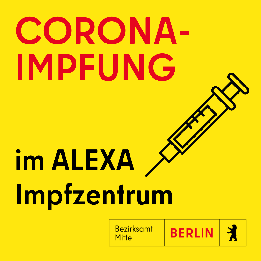 BA_Mitte_Berlin's tweet photo. 💉Die Impfstelle im Shopping-Center Alexa wird ab der kommenden Woche den Impfstoff von Biontech/Pfizer anbieten. Der bisher verwendete Impfstoff von Moderna wird nur noch in dieser Woche verimpft. Alle Infos dazu ➡️https://t.co/ilU0lvdYzd #berlingegencorona #mitteimpft https://t.co/eVFBVEz2V6