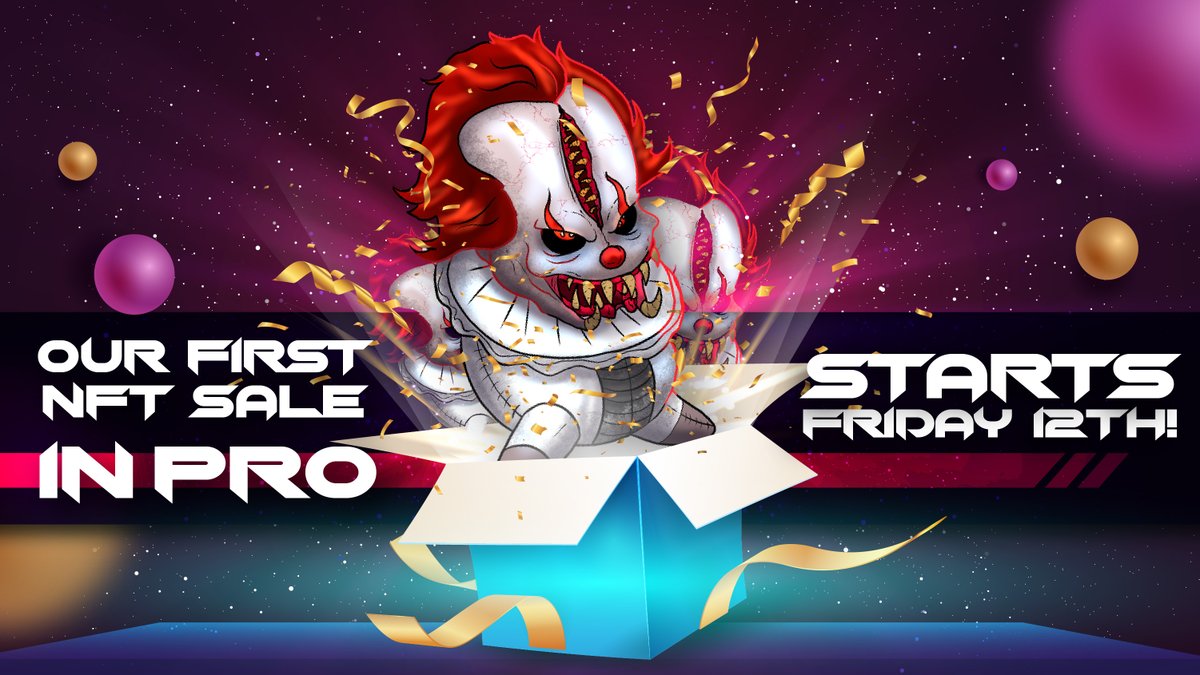 Are you eager to use your PROs and get ready to enjoy this Play to Earn? And get this special deal for the Halloween #NFTs!