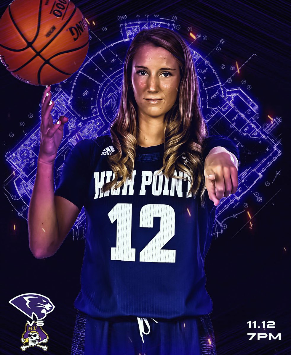 HighPointSports's tweet photo. Join us at the Qubein Center tomorrow at 7 pm as your Women’s Basketball Team takes on ECU

#GoHPU #H3U https://t.co/Z0oT84egR5