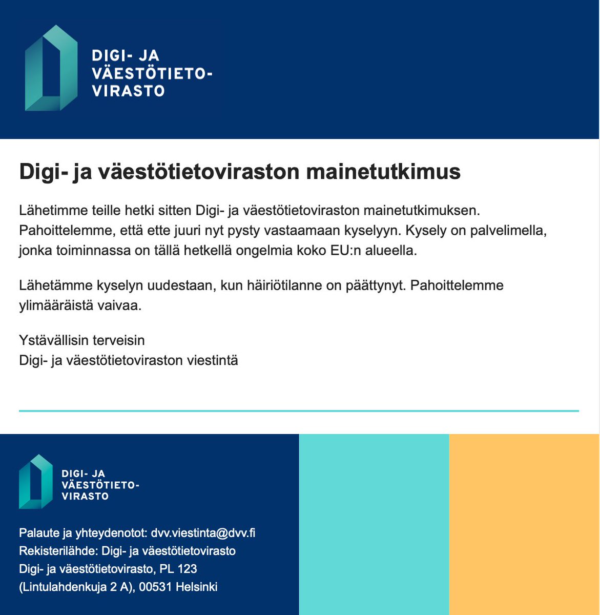 JJ_TILA's tweet photo. Kieltämättä minulla oli ongelmia hoitaa äitini edunvalvonta-asioita DVV:n kanssa - mutta tämä on jo koomista että ongelmia on mainekyselyssäkin #kyynel @DVVfi https://t.co/FHLrQuXJrG