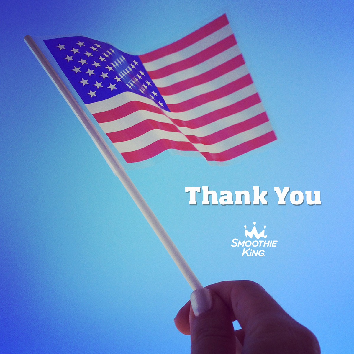 SmoothieKingGP's tweet photo. Happy Veteran's Day!  #smoothiekinggp https://t.co/1OubOJWlfm
