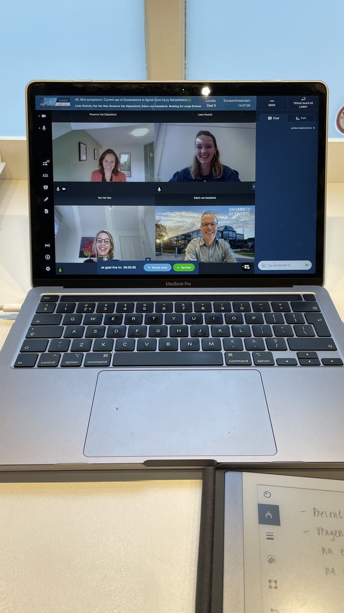 Ready to start in a few minutes! #exoskelet #spinalcordinjury <a href="/EdwinAsseldonk/">Edwin van Asseldonk</a> <a href="/projectmarch_/">Project MARCH</a> <a href="/movingresearch/">Sint Maartenskliniek Research</a> <a href="/movingresearch/">Sint Maartenskliniek Research</a>