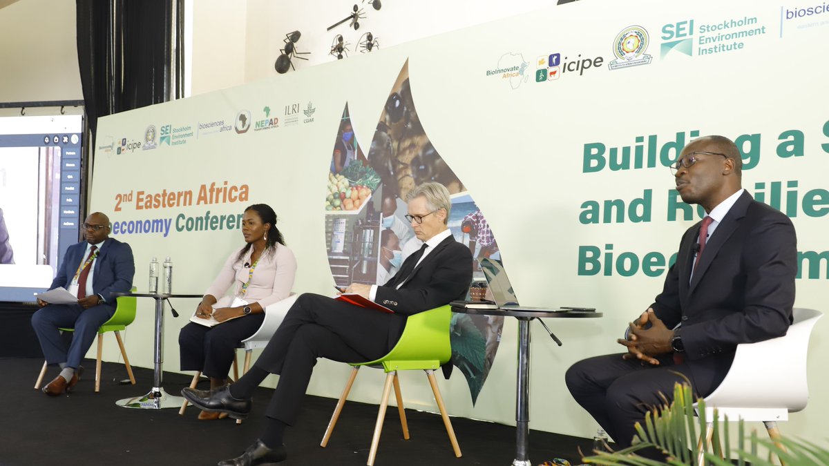 Eastern Africa Bioeconomy Conference (@bioeconomyea) on Twitter photo ONGOING! (L-R) - <a href="/mfbenda/">Muyambi Fortunate</a> of <a href="/easteco1/">East African Science & Technology Commission</a>, <a href="/Dr_cathaz/">Cathrine Ziyomo</a> of <a href="/BecAHub/">Biosciences for Africa (B4A) Hub</a>, <a href="/mansanilsson/">Måns Nilsson</a> of <a href="/SEIresearch/">SEI Research</a>, and @anneBogdanski of <a href="/FAO/">Food and Agriculture Organization</a> are examining the future of #bioeconomy taking into account #SDGs 2030 & moderated by <a href="/JuliusEcuru/">Julius Ecuru</a> in this concluding session of #2ndEABioeconomyConference ONGOING! (L-R) - <a href="/mfbenda/">Muyambi Fortunate</a> of <a href="/easteco1/">East African Science & Technology Commission</a>, <a href="/Dr_cathaz/">Cathrine Ziyomo</a> of <a href="/BecAHub/">Biosciences for Africa (B4A) Hub</a>, <a href="/mansanilsson/">Måns Nilsson</a> of <a href="/SEIresearch/">SEI Research</a>, and @anneBogdanski of <a href="/FAO/">Food and Agriculture Organization</a> are examining the future of #bioeconomy taking into account #SDGs 2030 & moderated by <a href="/JuliusEcuru/">Julius Ecuru</a> in this concluding session of #2ndEABioeconomyConference