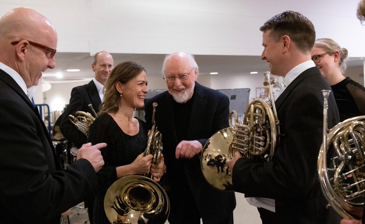 sarahwillis's tweet photo. John Williams in Berlin - an inside look at his week with the Berlin Phil in this fun podcast hosted by the @TheLegacyofJW   https://t.co/XmK1SROfzi @BerlinPhil #bellsup 📷Monika Rittershaus https://t.co/fGAaCzos8B