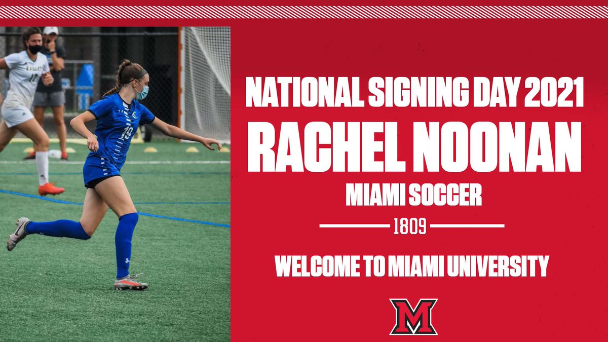 MiamiOH_Soccer's tweet photo. 🦅‼️NEW REDHAWK ‼️🦅
Welcome @NoonanRachel to the Miami Soccer Family‼️⚽️🦅 #RiseUpRedHawks #LoveAndHonor #ConsistentThreat https://t.co/szp8pp29rQ