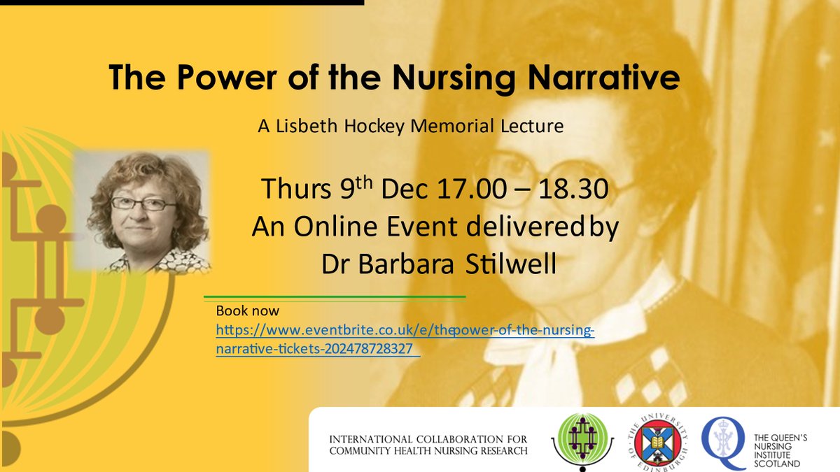 QNI_Scotland's tweet photo. The Power of the Nursing Narrative

Book here
https://t.co/PHsnR4uEzb
@ICCHNR @bathebrit @EdinburghUni https://t.co/cKNjuUDtfz