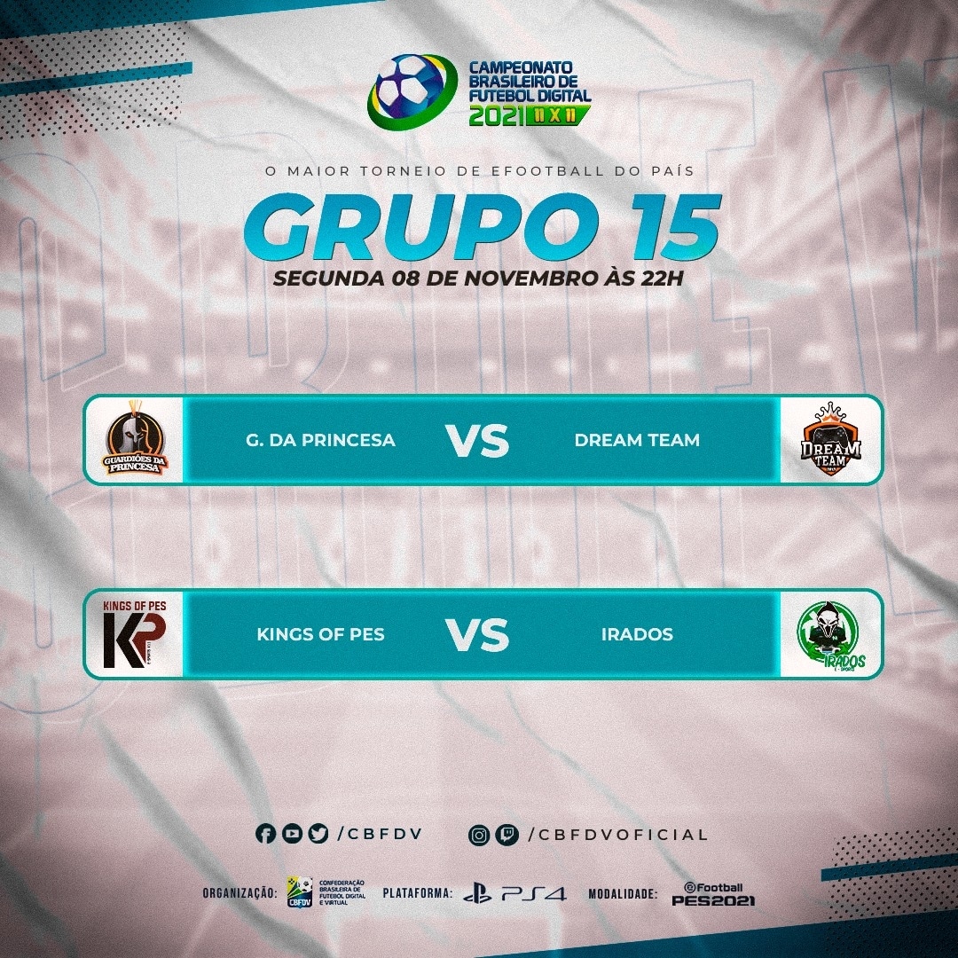 Prepara-se para assumir o controle que hoje tem a primeira rodada do #BRX11!🇧🇷 A partir das 22h00, tem rodada fixa com jogos eletrizantes. 🎮⚽️