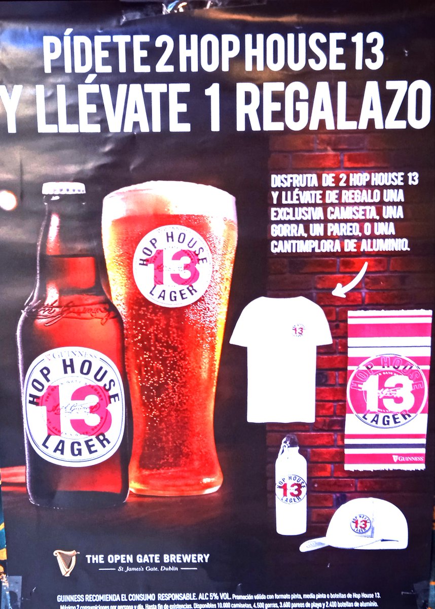 CafTrisquel's tweet photo. ¡¡ NUEVA PROMO #HopHose13 !!
Con 2 pintes, REGALU SEGURO a escoyer:
- camiseta 
- gorra
- pareo
- cantimplora aluminio
#HopHouse13 #newTris2020 #MSanEsteban34 https://t.co/7IoQt524P7