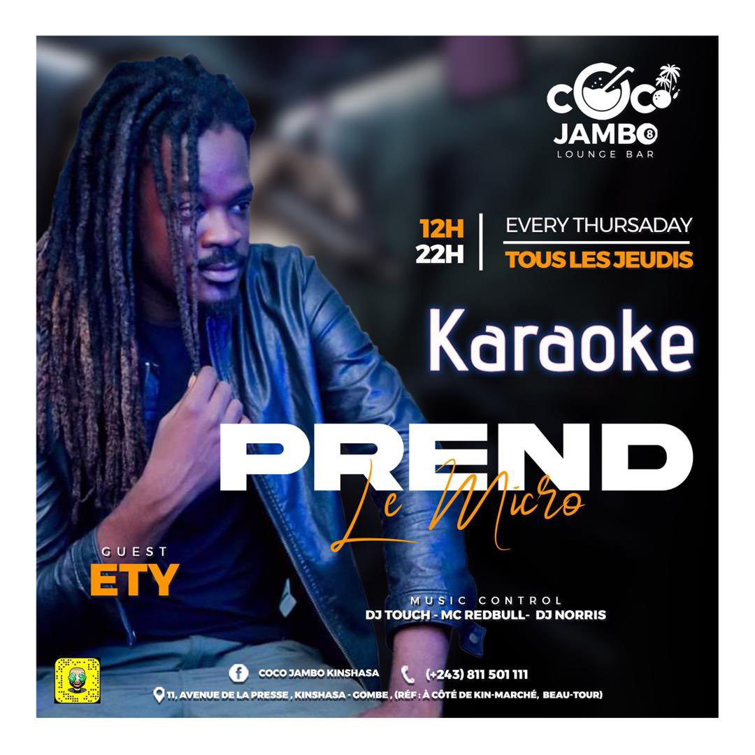 placidelengs's tweet photo. Ce soir au Coco Jambo, Mister ETY prendra le Micro 🎙🎤… Welcome 👌🏽 https://t.co/wVAKRkCpPI