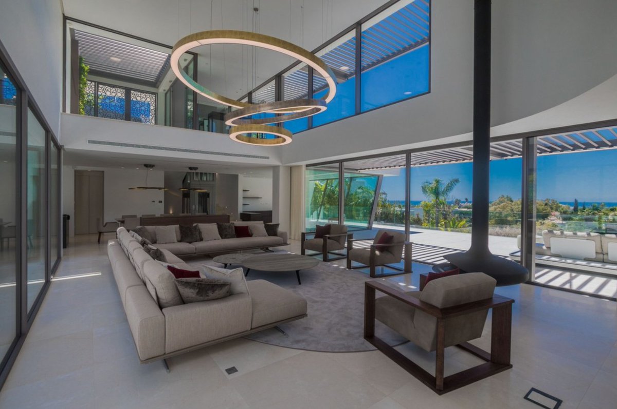 crooky101's tweet photo. Contemporary detached villa for sale in Nueva Andalucía, Marbella. 6 bedrooms, 6 bathrooms, 867 m2 living area, 299 m2 terrace, South orientation, private pool, panoramic views, excellent condition, € 6.450.000. 
More info: https://t.co/3GayHMjY3K https://t.co/96qLJA4hCW