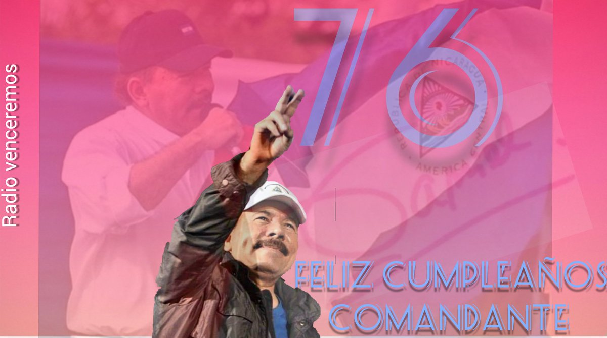LeymanTellez's tweet photo. #DanielSiempreAlFrente
#DanielYElPuebloPresidentes
Gran parte de esos 76 años al servicio del pueblo Nicaragüense.
Felicidades comandante🥳 https://t.co/iNShMTtYVl