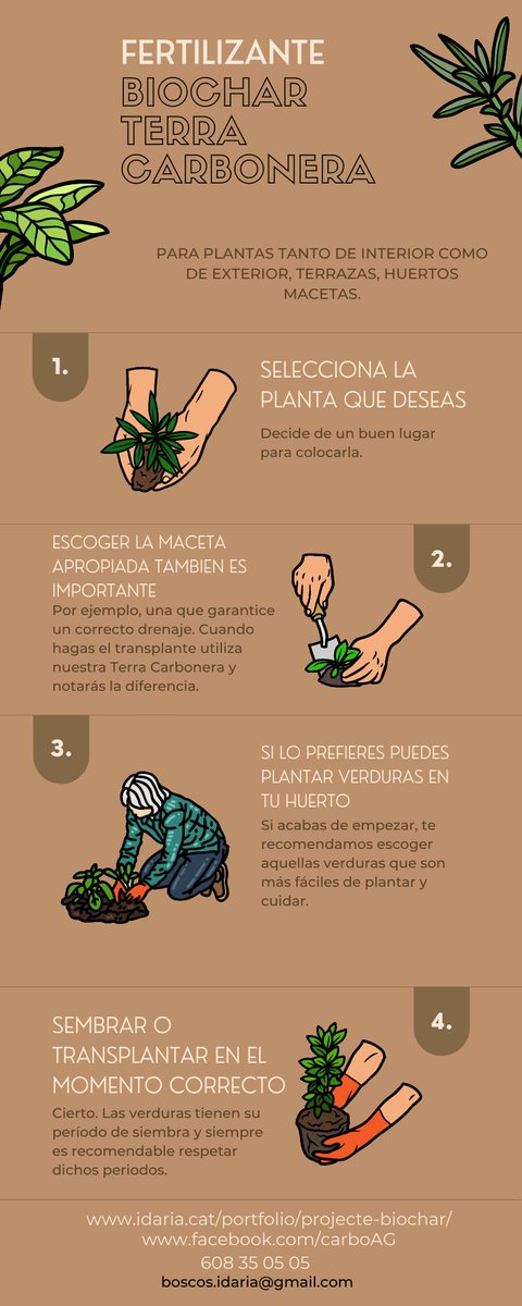CarboAG's tweet photo. En breu us explicarem una nova utilitat del nostre carbó-per plantes en jardineres, hort o compostatge. Si vols saber-ne més visita el nostre web:
https://t.co/K71wSNwfv8 https://t.co/hJFkeriPnx