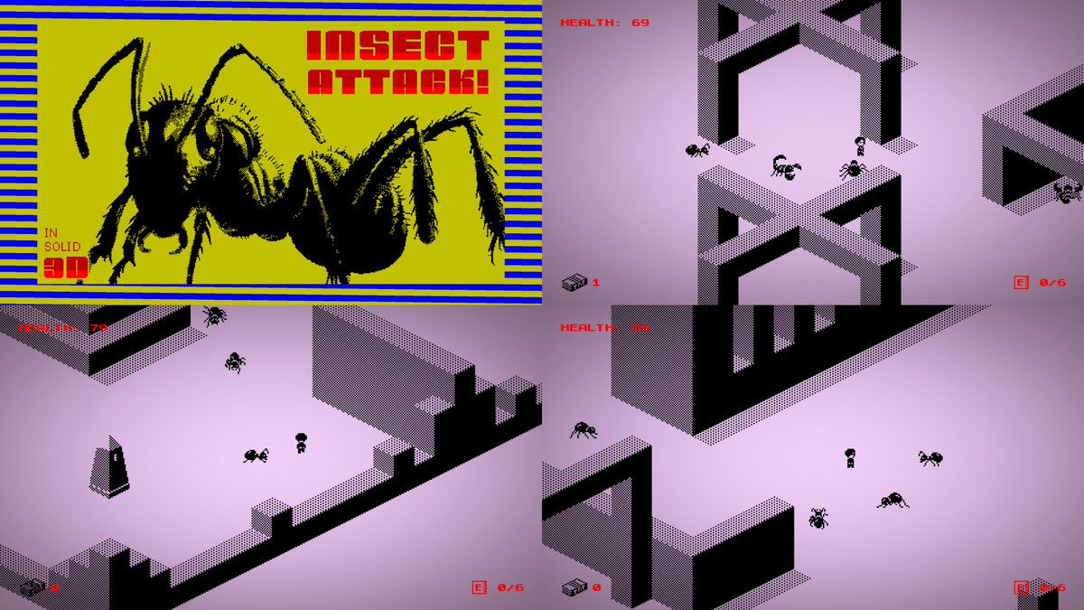 DOGamesLtd's tweet photo. Strange Days mini-game - Insect Attack
#gamedev #indiegame #devlog #indiedev #pixelart #indiegames #indiegamedev #madewithunity #Unity #resetgames #gamedeveloper #gaming #pixel #retro #RPG #80s #90s #popculture #runandgun #pixelart #strangedays https://t.co/U5qTLRkD3W