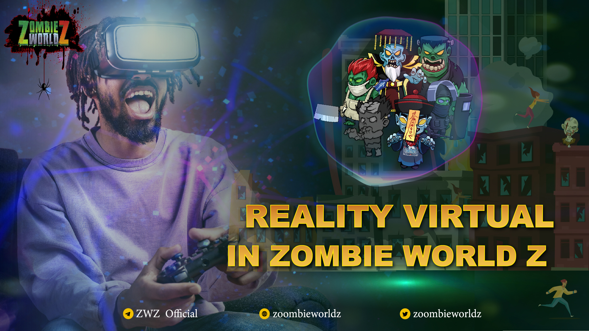Zombie World Z on Twitter "👀 VIRTUAL REALITY IN ZOMBIE WORLD Z 👀 💫