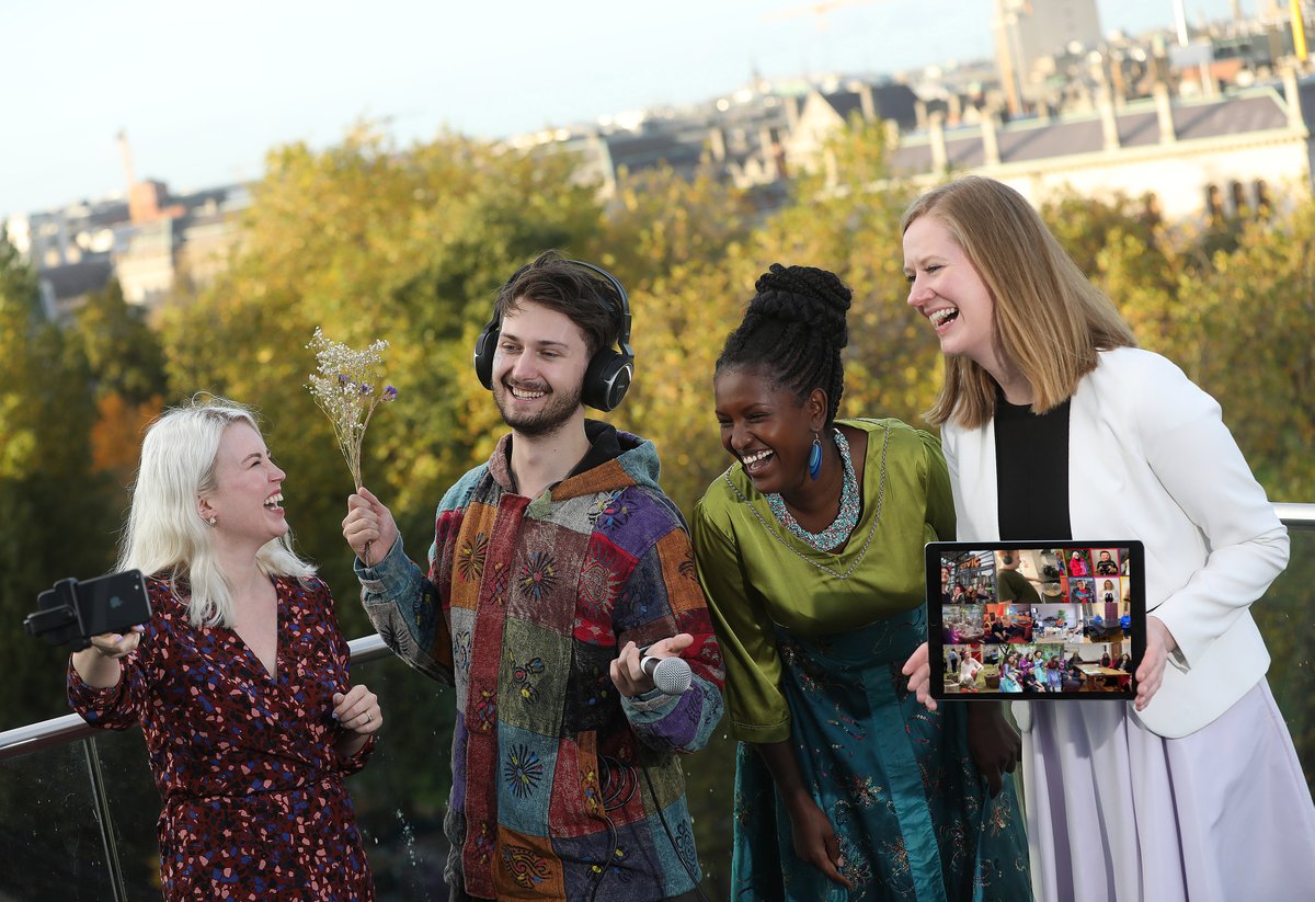 Caroline Goulding, Director and Data Protection Officer at TikTok; and Anna McGowan, Interim Director of St. Patrick’s Festival pictured with St. Patrick’s Festival x TikTok Creative Fund recipient group representatives Vlad Gurdis from Freshly Ground Theatre and Justine Nantale from Discovery Gospel Choir. TikTok and St. Patrick’s Festival were announcing the recipients of the €100,000 St. Patrick’s Festival x TikTok Creative Fund, which has been awarded to ten community groups and charitable organisations across Ireland from counties Dublin, Cork, Offaly, Louth, Kilkenny, Wicklow, Cavan and Donegal.
Image by Julien Behar