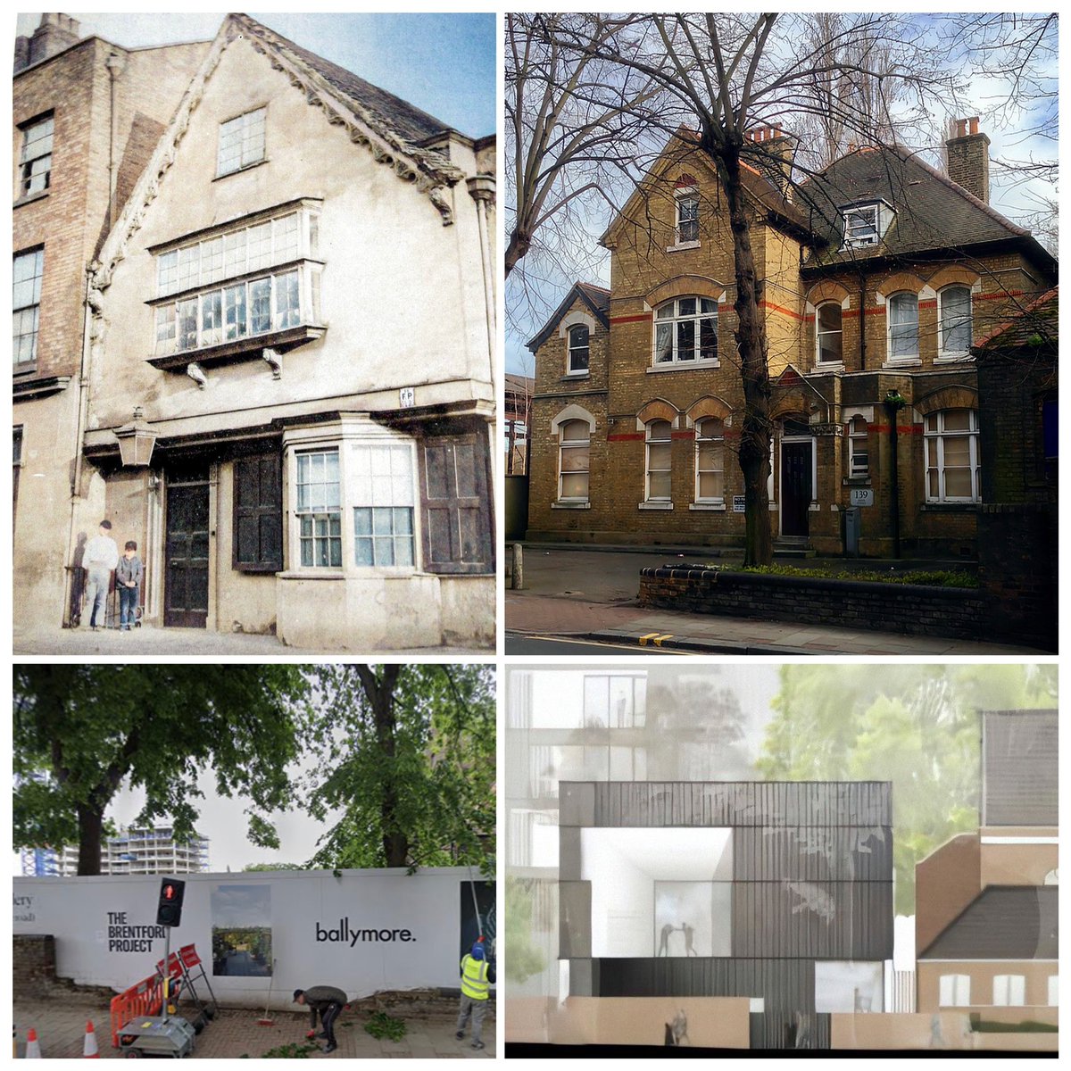 #Brentford vicarage site. The long past, the near past, the present and the future.
