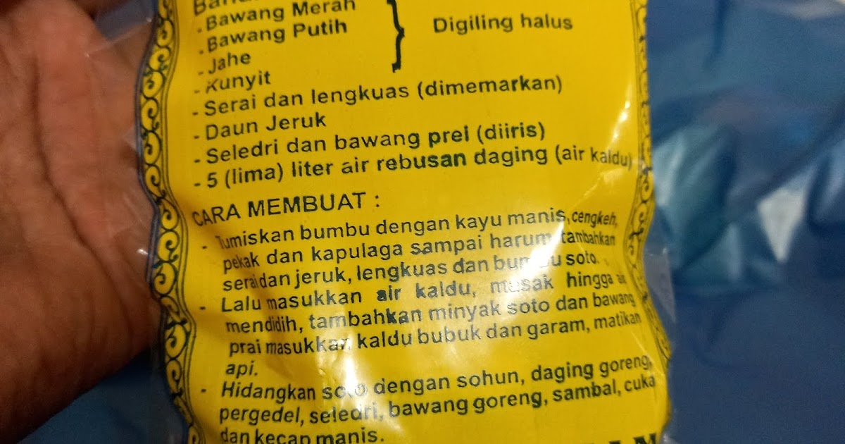 Syukmagroups's tweet photo. Bumbu Soto Lengkap Keluaran Ilham Pasar Lubuk Buaya Padang https://t.co/G9gO7ecD51 https://t.co/h8vx48BX46