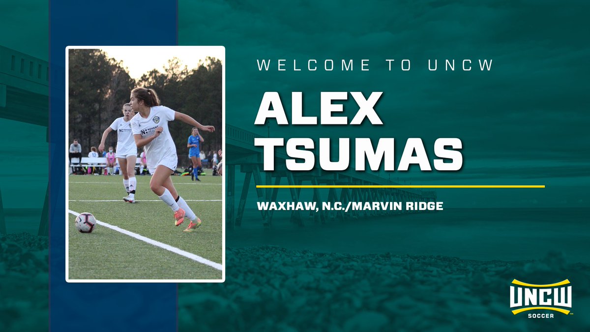 UNCWSoccer's tweet photo. 🖊 𝙎𝙄𝙂𝙉𝙀𝘿

Welcome to #UNCW, @alextsumas!!

#HawkYeah #WelcomeToTheNest https://t.co/NynenND6pQ