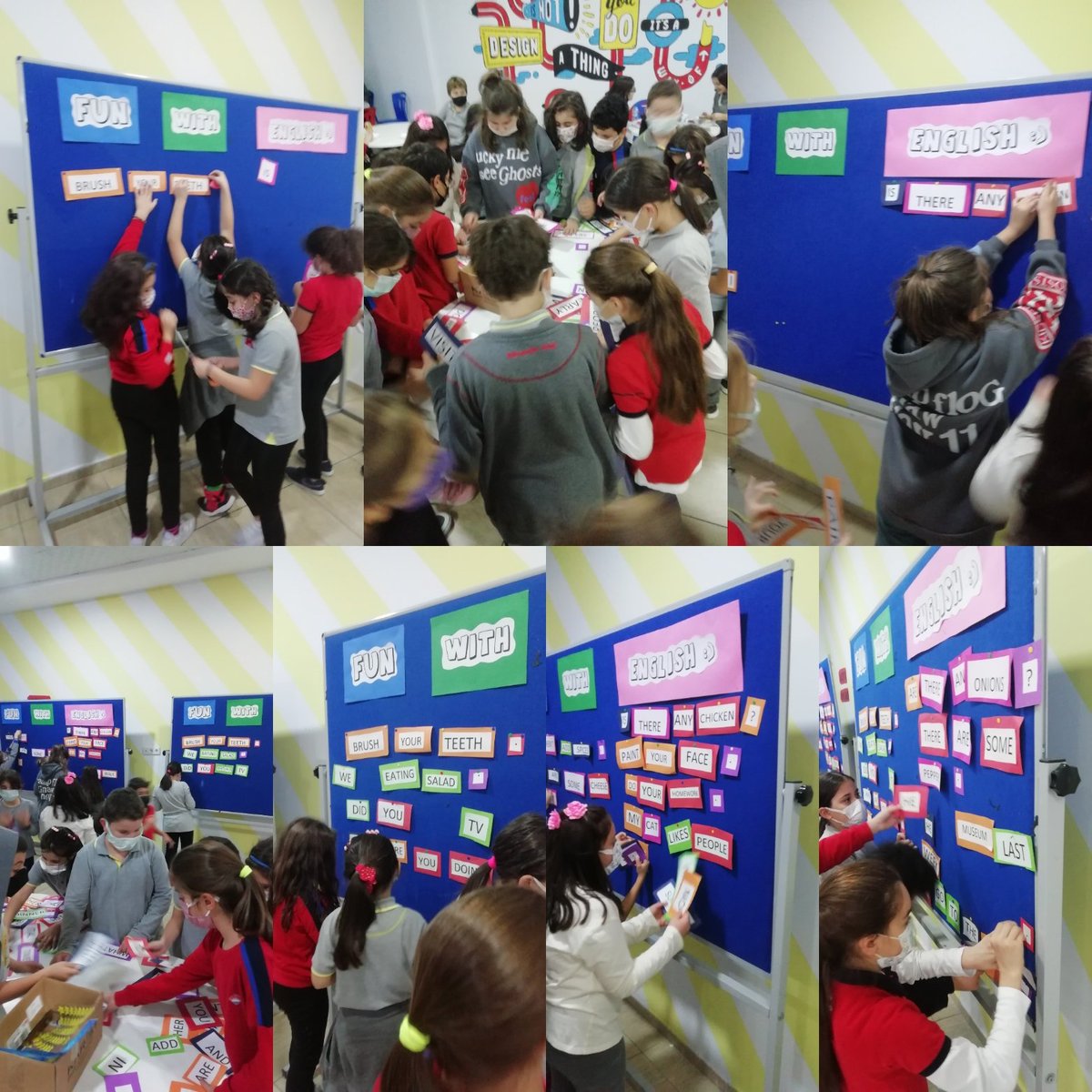 Hip hop hurray, Today is English Day🎈We play games and have fun🥰
#funwithenglish
#4thgrades
#corlubk
<a href="/omerfarukozer/">ömer faruk özer</a> <a href="/SedefYalm1/">Sedef Aydın</a> @bkmatthewbenton <a href="/SedaSigarErcan/">S.SEDA ERCAN</a>