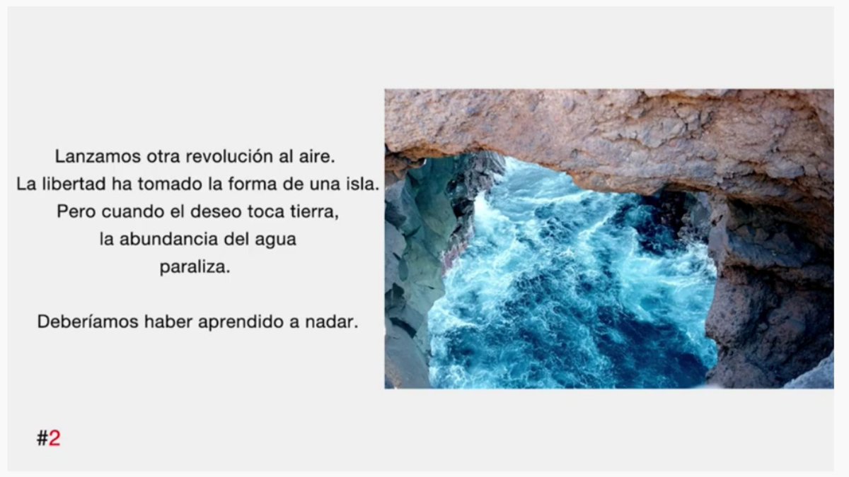 CulturaCuenta's tweet photo. #Photopoesía #PHP3 une a @laura__rosal y @Rosaberbel_ en 'Utopía', un viaje a una isla, un recorrido político y amoroso por geografías imposibles.
Entre el 11 de NOV y 16 de DIC en el Centro Andaluz de la Fotografía #CAF:
🎥 https://t.co/1KzFSjpKf5
@AlmeriaJunta @culturaAND https://t.co/hAIobcb6n9