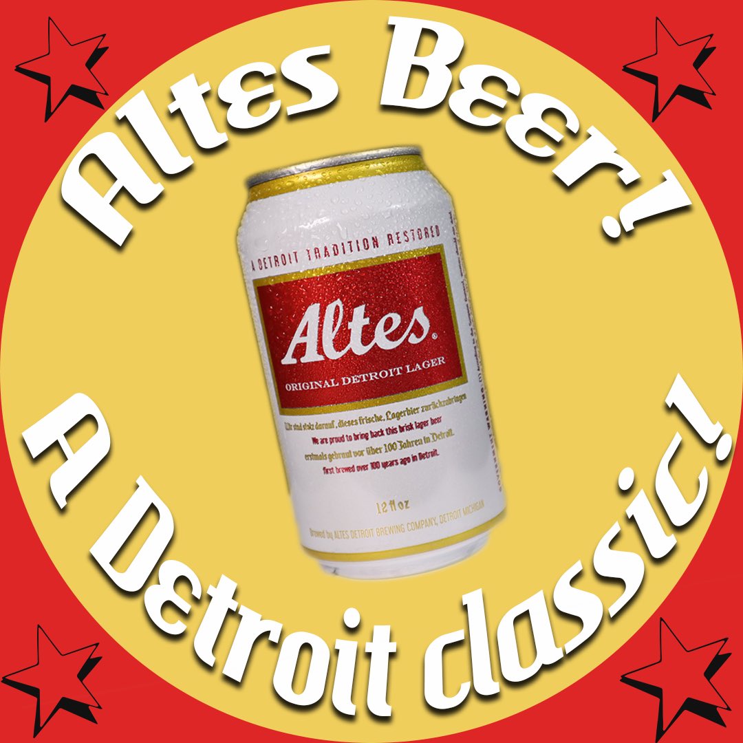 AltesBeer's tweet photo. Enjoy an all time classic with Altes beer! Drink Michigan, drink Altes! https://t.co/CRZKsZpWWj