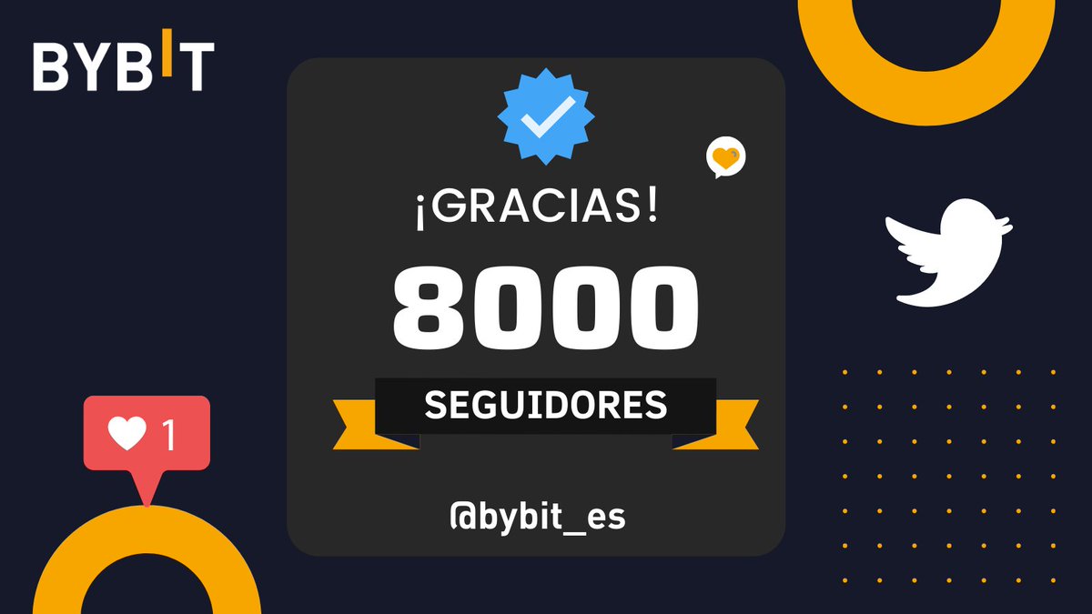 Bybit_Latam's tweet photo. ¡Ya somos más de 8,000! 🚀 https://t.co/fWwEhXxNZ9