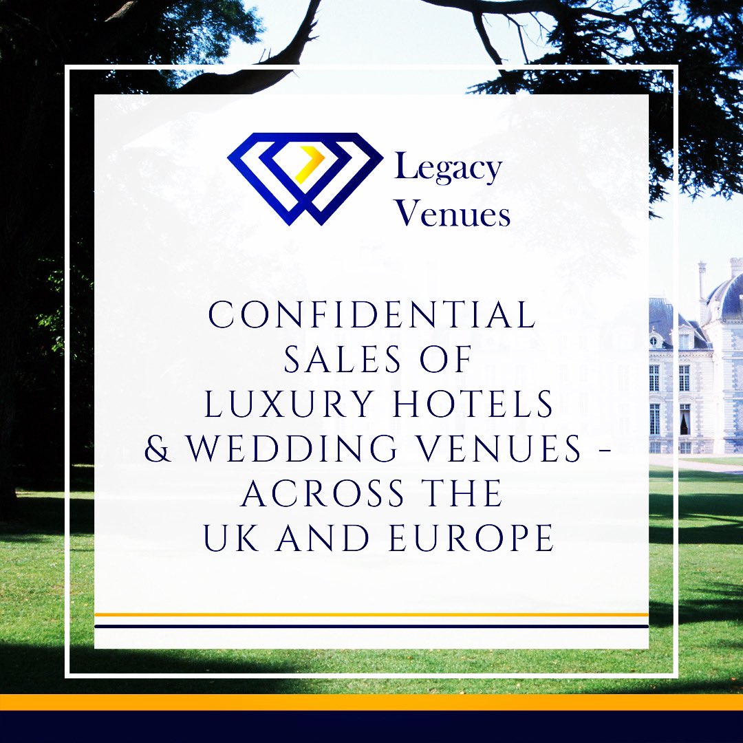 LegacyVenues's tweet photo. Confidential sales of luxury hotels & wedding venues, across the UK and Europe π¬π§ π
Enquiries@legacyvenues.co.uk π§
#hotel #luxuryhotel #4star #5star #luxury #hotelowner #wedding #weddingvenue #weddingvenueowner #venue #hospitality #offmarket #sourcing #property #uk #europe https://t.co/epkMVuuqZG