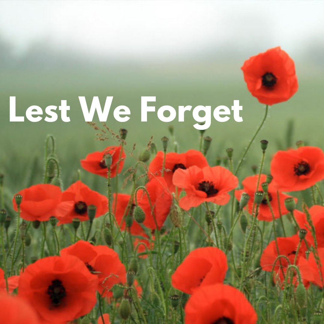 They shall grow not old, as we that are left grow old: 
Age shall not weary them, nor the years condemn.
At the going down of the sun and in the morning
We will remember them.

Visit legion.ca/remembrance/re… to find a Remembrance Day ceremony near you.