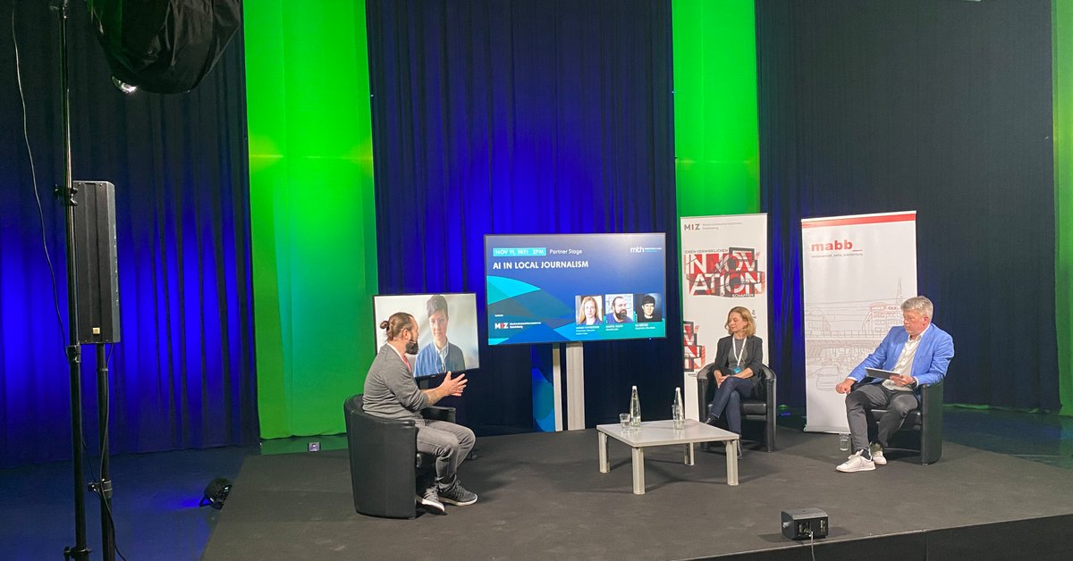 MIZBabelsberg's tweet image. Mit MIZ-#Förderung entwickelte das Team von @KonsoleLabs ein Tool, das die automatisierte Erstellung von #Audio-Content ermöglicht. Damit richten wir uns gerade an kleinere Redaktionen, die nicht die Ressourcen haben, solche Technologien zu nutzen, so @MarcelTuljus. #MTHCon2021