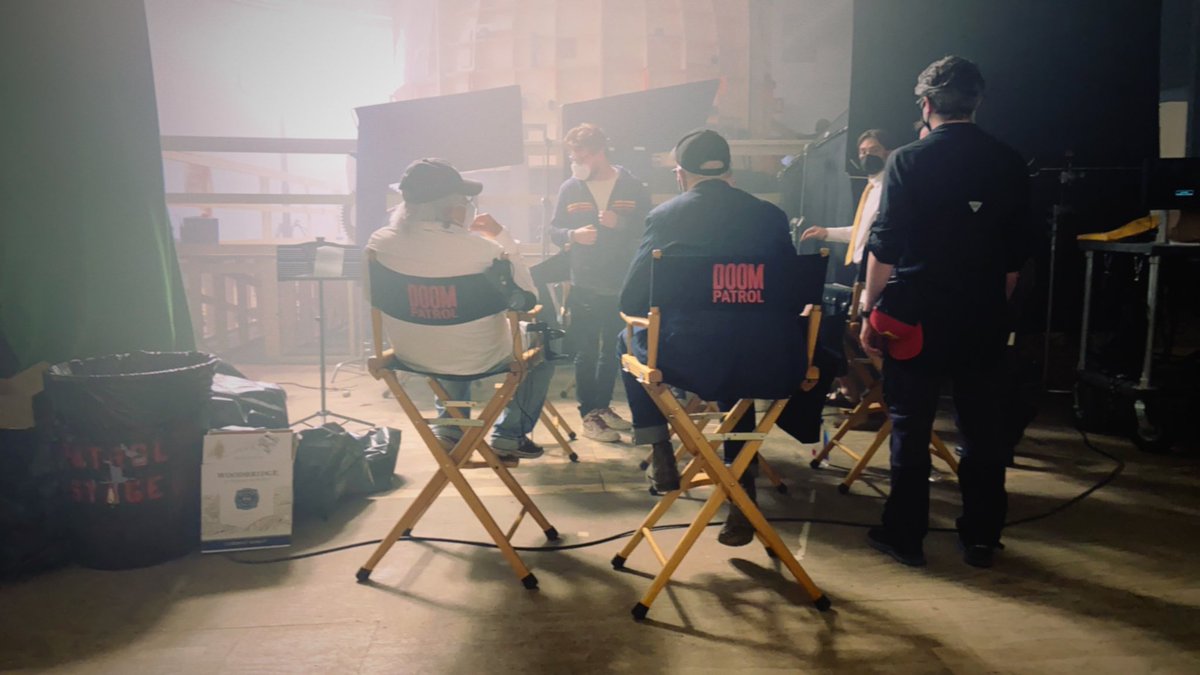 SuperChenzy's tweet photo. The #DoomPatrol season finale is here!!! Check out #behindthescenespatrol https://t.co/dYDDLGzfjl