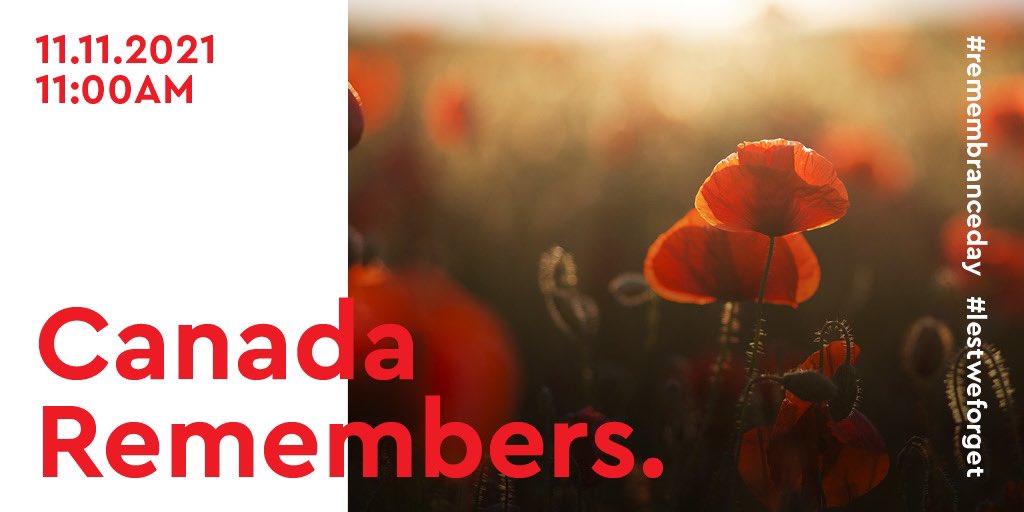 tridel's tweet photo. Today and every day, we honour the Canadians who have made the ultimate sacrifice. Proudly wear your poppy and observe a moment of silence at 11am to show our support for our veterans.

#LestWeForget #RemembranceDay #EveryPoppyCounts #WeRemember https://t.co/XyMJOVNGBK