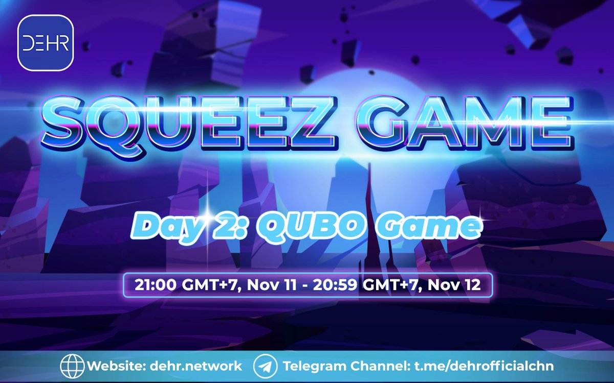DehrOfficial's tweet photo. Just KEEP CALM and do timing, PLAY QUBO at ease! NOW, get ready to be the TOP 50 of “Daily highest score”. The prize “Daily Top Gleam" is also waiting for you via gleam missions🔥

👉 The QUBO game link: https://t.co/briQFQLOSC
👉 The Gleam link: https://t.co/yynmrVYVMK https://t.co/DuxFMaR13d