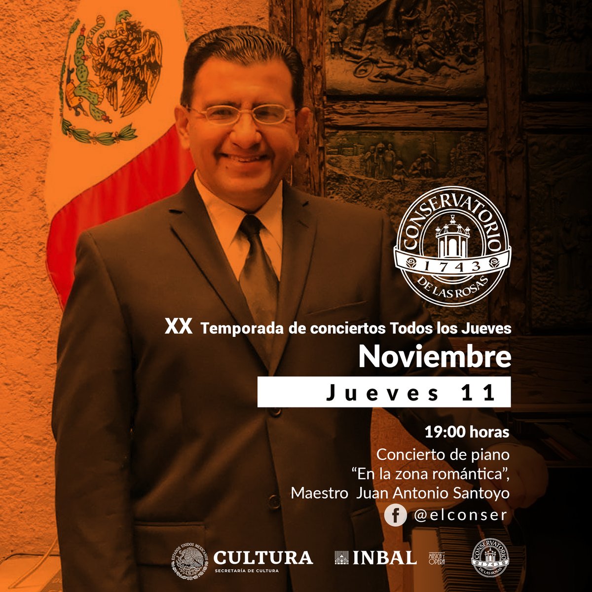 elconser's tweet photo. ¡No te lo puedes perder! 
Hoy, gran concierto 19:00hrs.
#elconser
#NoMusicNoLife https://t.co/TNzF6TN5PN