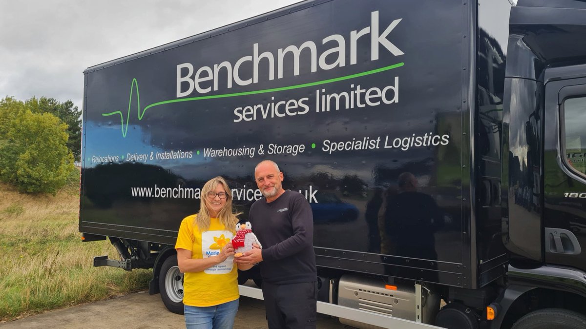 kiffybella's tweet photo. Huge thanks to our friends @Benchmarkservic for rescuing and transporting our Penelope Penguins across the country! Thanks to them, nurseries and schools can join our Penguin Parade fundraiser to support @mariecurieuk https://t.co/UIQhKt8L73